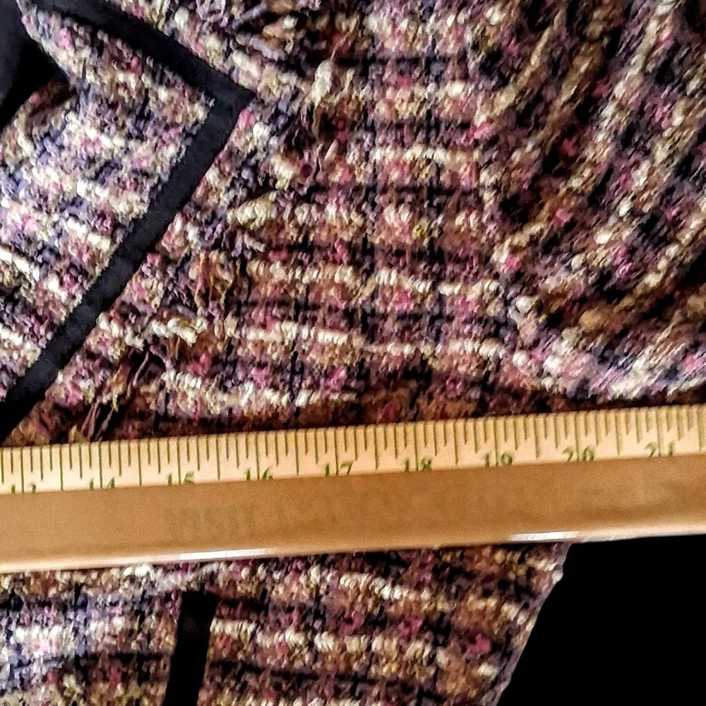Bisou Bisou Multicolor Tweed Blazer - Picture 7 of 9